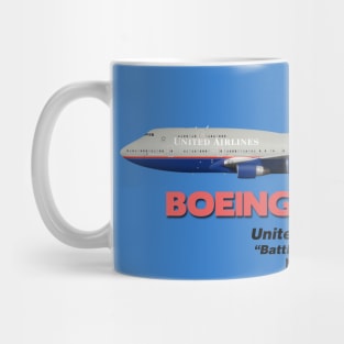 Boeing B747-400 - United Airlines "Battleship Gray" Mug